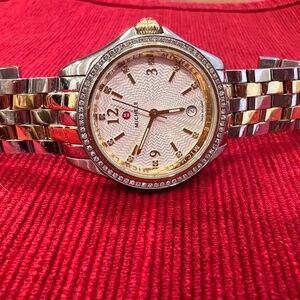 Michele Diamond Two Tone Belmore Watch